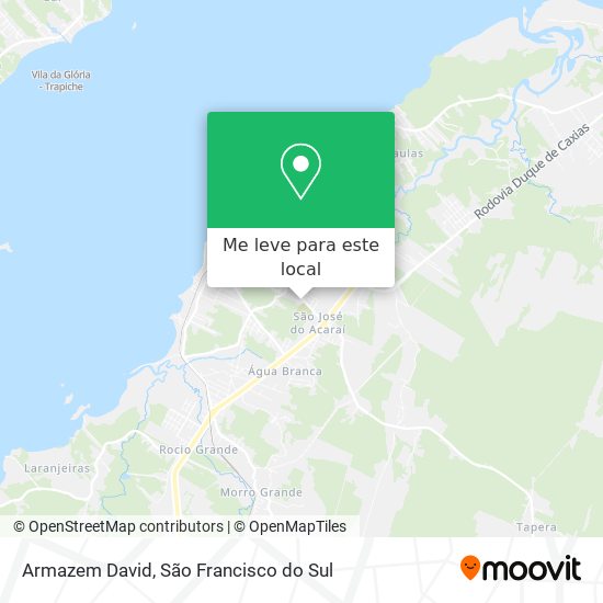 Armazem David mapa