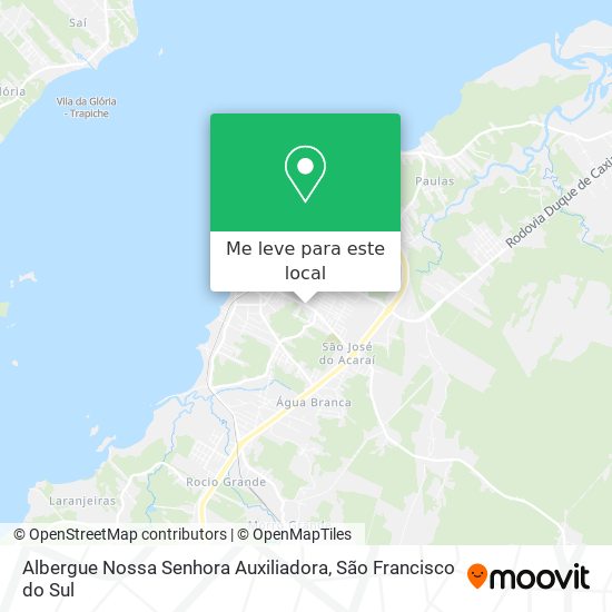 Albergue Nossa Senhora Auxiliadora mapa