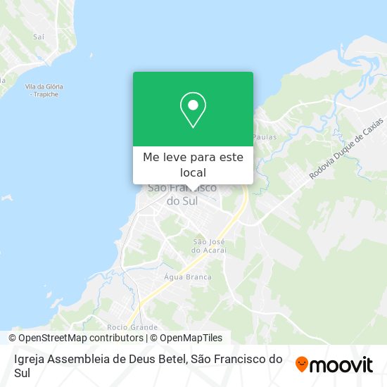 Igreja Assembleia de Deus Betel mapa