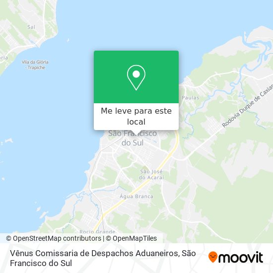 Vênus Comissaria de Despachos Aduaneiros mapa