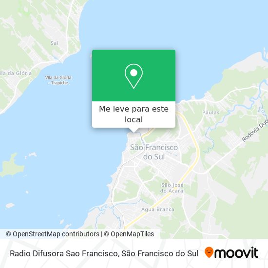 Radio Difusora Sao Francisco mapa