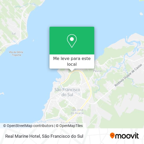 Real Marine Hotel mapa