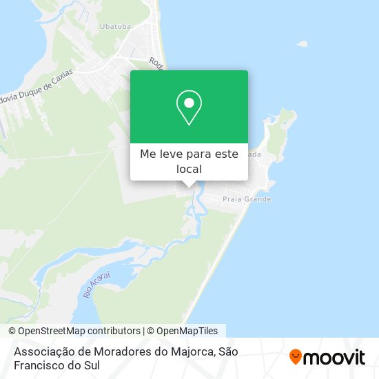 Associação de Moradores do Majorca mapa