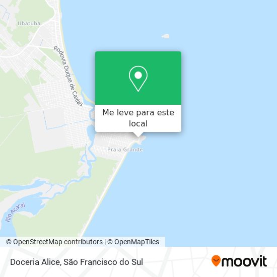 Doceria Alice mapa