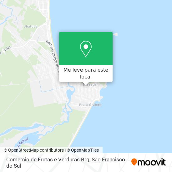 Comercio de Frutas e Verduras Brg mapa