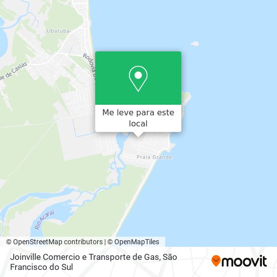 Joinville Comercio e Transporte de Gas mapa