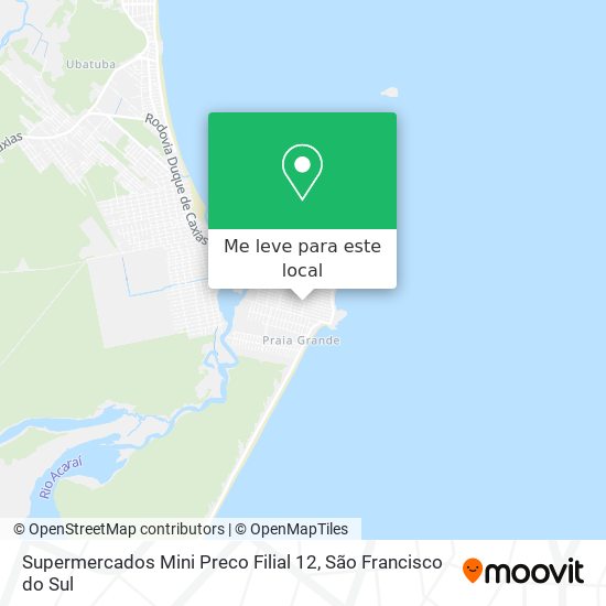 Supermercados Mini Preco Filial 12 mapa