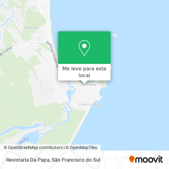 Revistaria Da Papa mapa