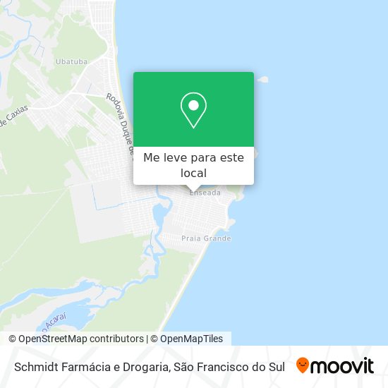 Schmidt Farmácia e Drogaria mapa