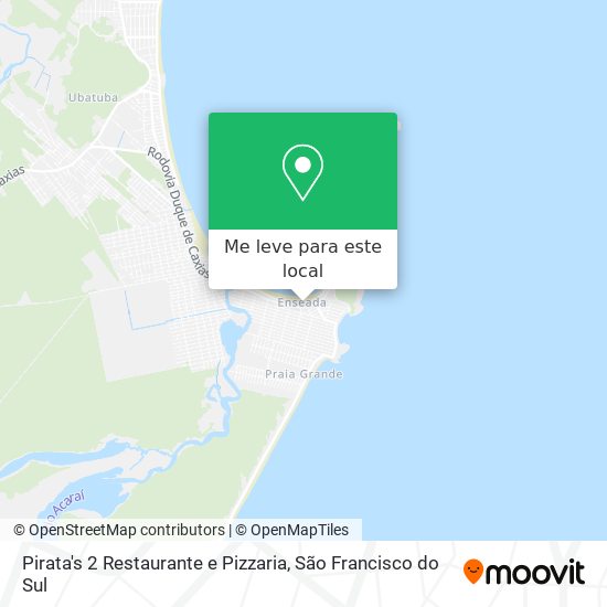 Pirata's 2 Restaurante e Pizzaria mapa