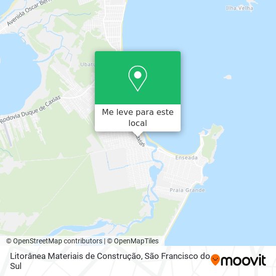Litorânea Materiais de Construção mapa