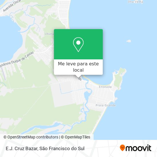E.J. Cruz Bazar mapa