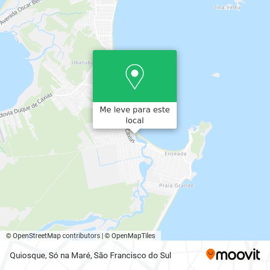 Quiosque, Só na Maré mapa