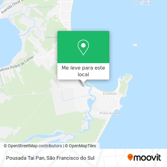Pousada Tai Pan mapa