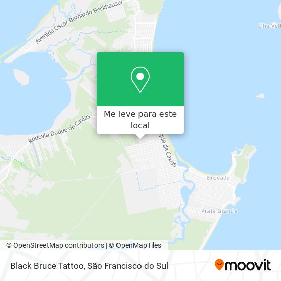 Black Bruce Tattoo mapa