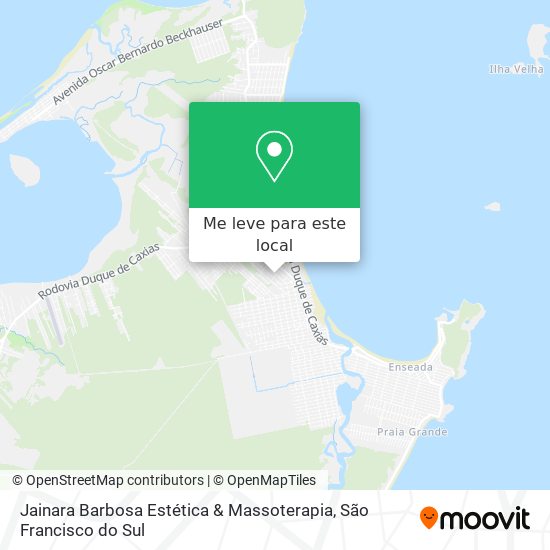 Jainara Barbosa Estética & Massoterapia mapa