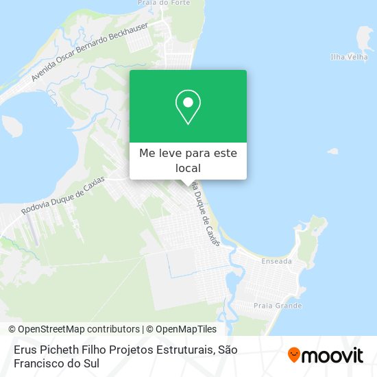 Erus Picheth Filho Projetos Estruturais mapa