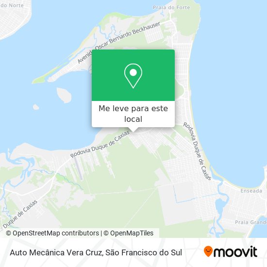 Auto Mecânica Vera Cruz mapa