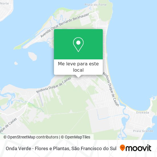 Onda Verde - Flores e Plantas mapa