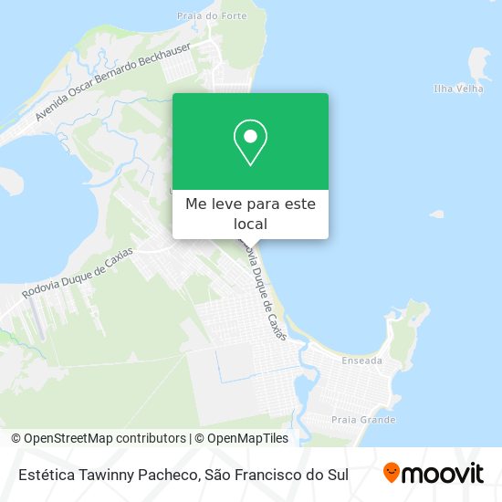 Estética Tawinny Pacheco mapa