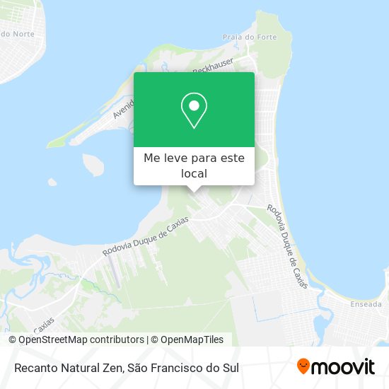 Recanto Natural Zen mapa