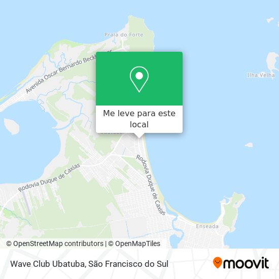 Wave Club Ubatuba mapa