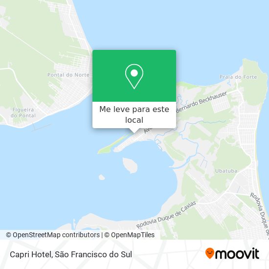Capri Hotel mapa