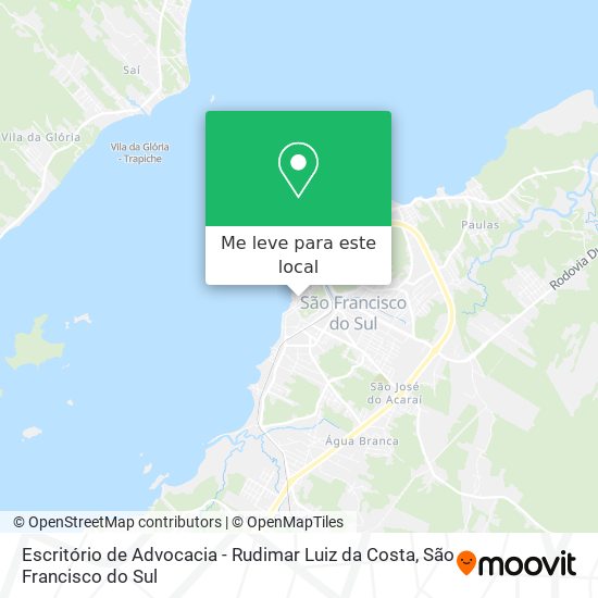 Escritório de Advocacia - Rudimar Luiz da Costa mapa