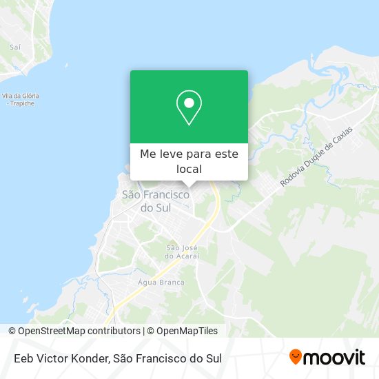 Eeb Victor Konder mapa