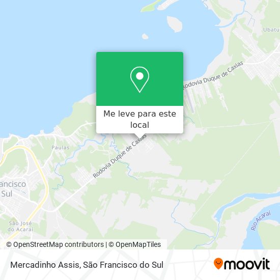 Mercadinho Assis mapa