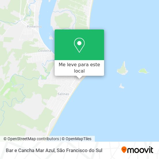 Bar e Cancha Mar Azul mapa