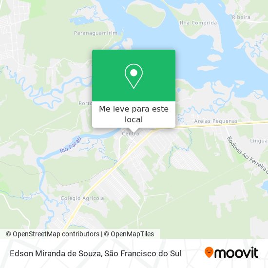 Edson Miranda de Souza mapa