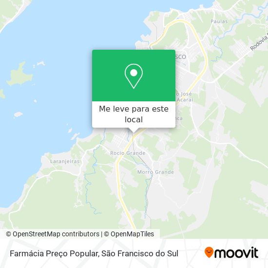 Farmácia Preço Popular mapa