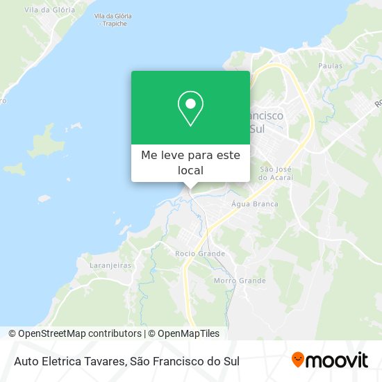 Auto Eletrica Tavares mapa