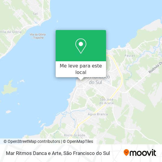 Mar Ritmos Danca e Arte mapa