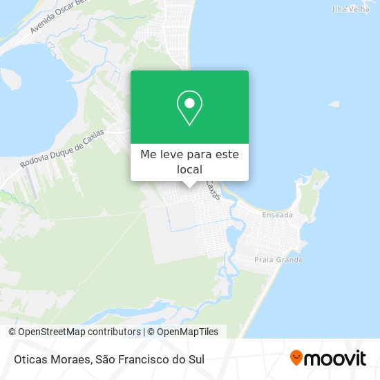 Oticas Moraes mapa