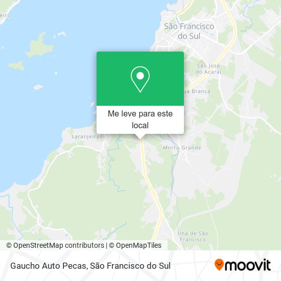 Gaucho Auto Pecas mapa