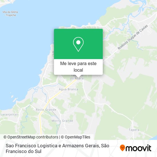 Sao Francisco Logistica e Armazens Gerais mapa