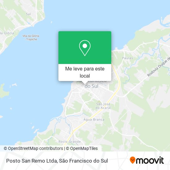 Posto San Remo Ltda mapa