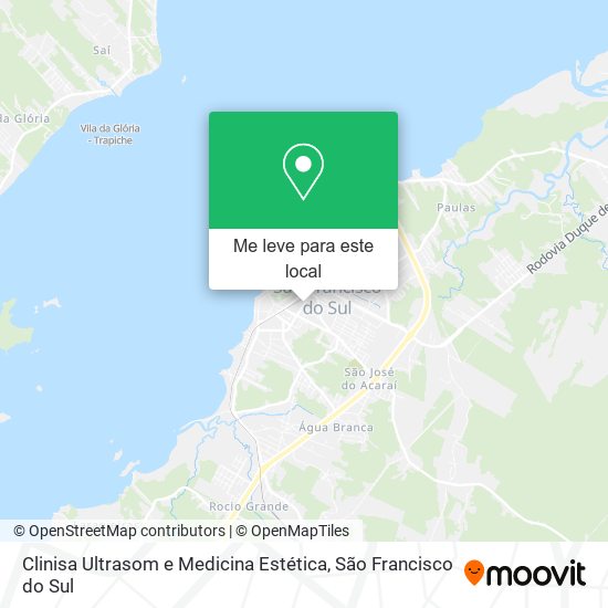 Clinisa Ultrasom e Medicina Estética mapa