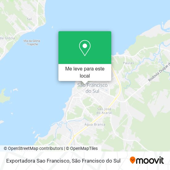 Exportadora Sao Francisco mapa