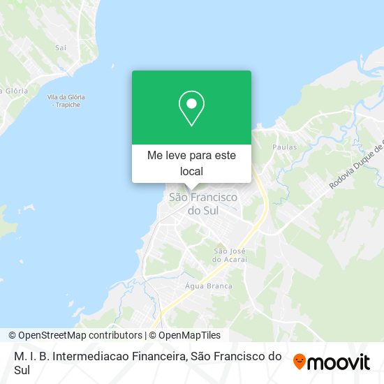 M. I. B. Intermediacao Financeira mapa