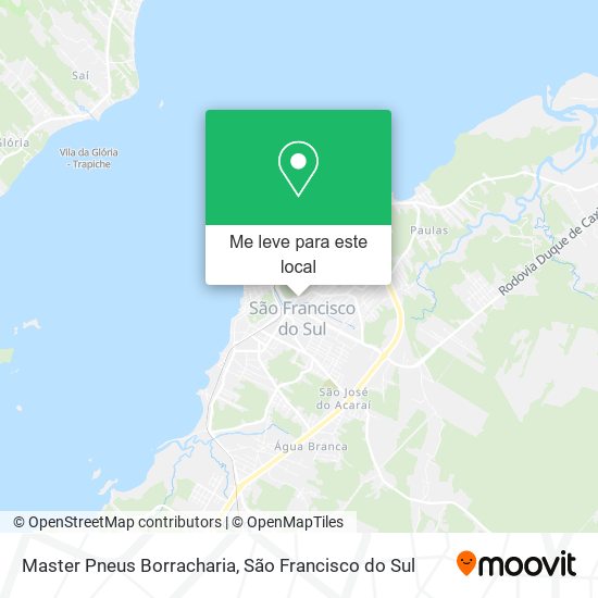 Master Pneus Borracharia mapa