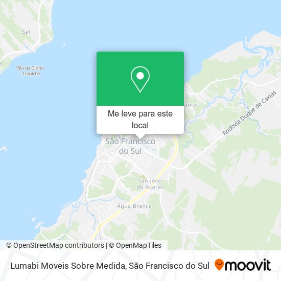Lumabi Moveis Sobre Medida mapa