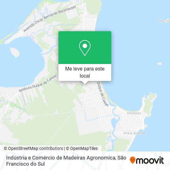 Indústria e Comércio de Madeiras Agronomica mapa