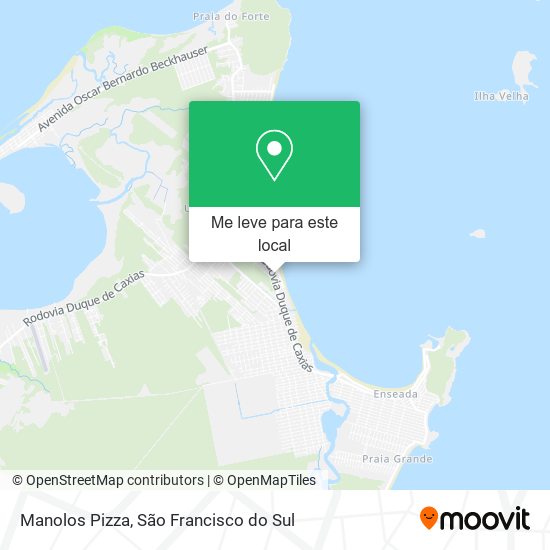 Manolos Pizza mapa