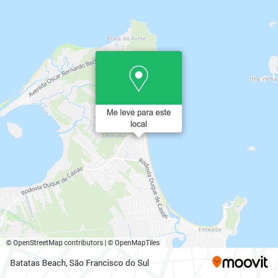 Batatas Beach mapa