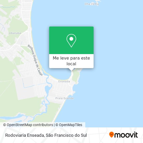 Rodoviaria Enseada mapa