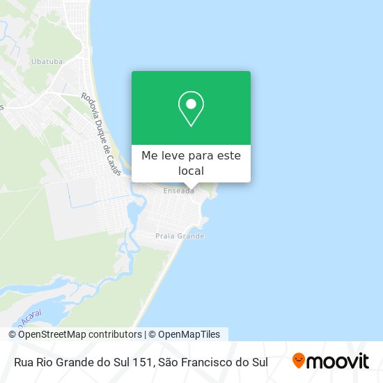 Rua Rio Grande do Sul 151 mapa