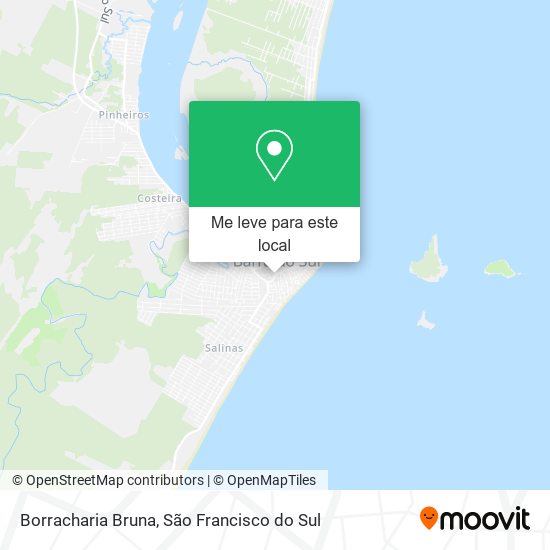 Borracharia Bruna mapa